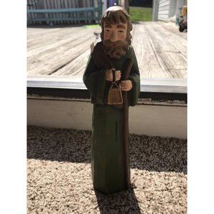 Shepherd With Lamp Figurine 11” Tall Foreside